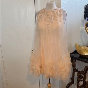 Mac Duggal Pink Dress. Sz 10